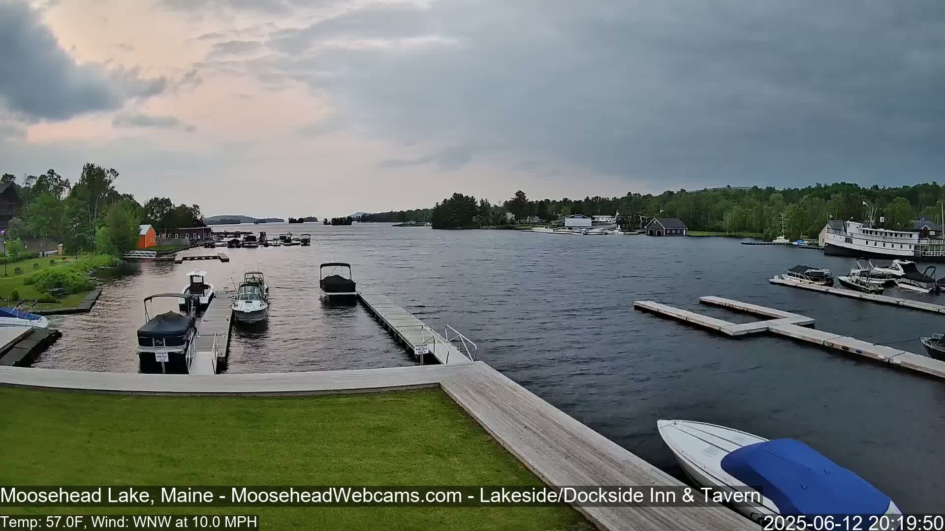Moosehead Lake Live Cam - Maine, USA