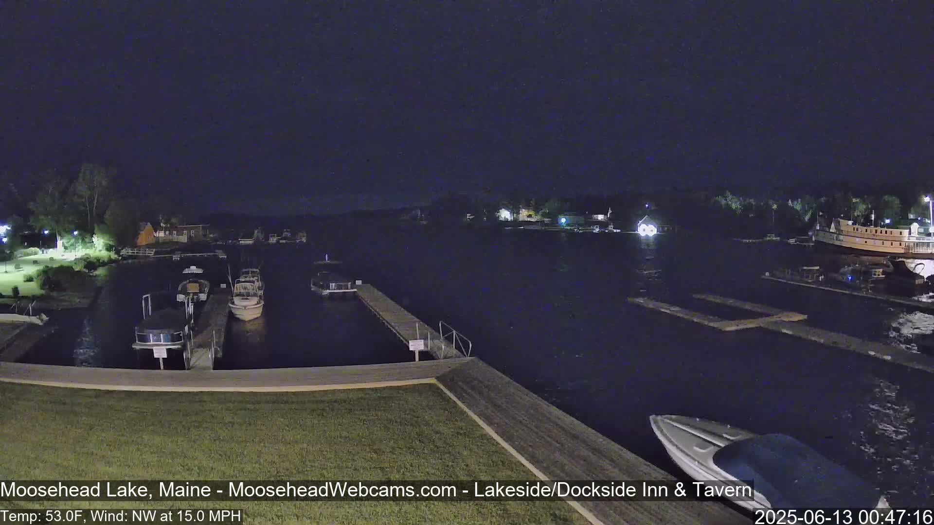 Moosehead Lake Live Cam - Maine, USA