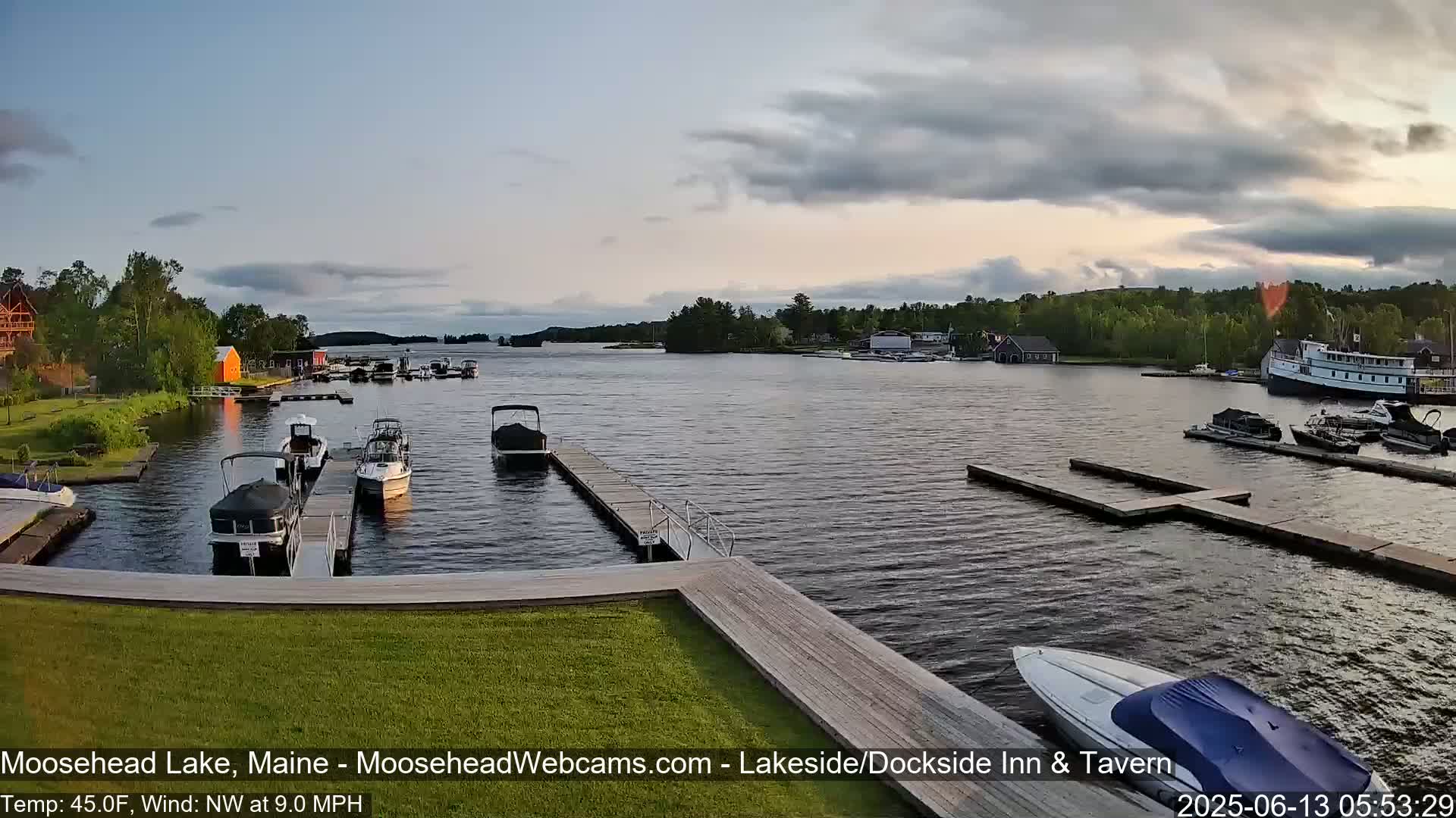 Moosehead Lake Live Cam - Maine, USA