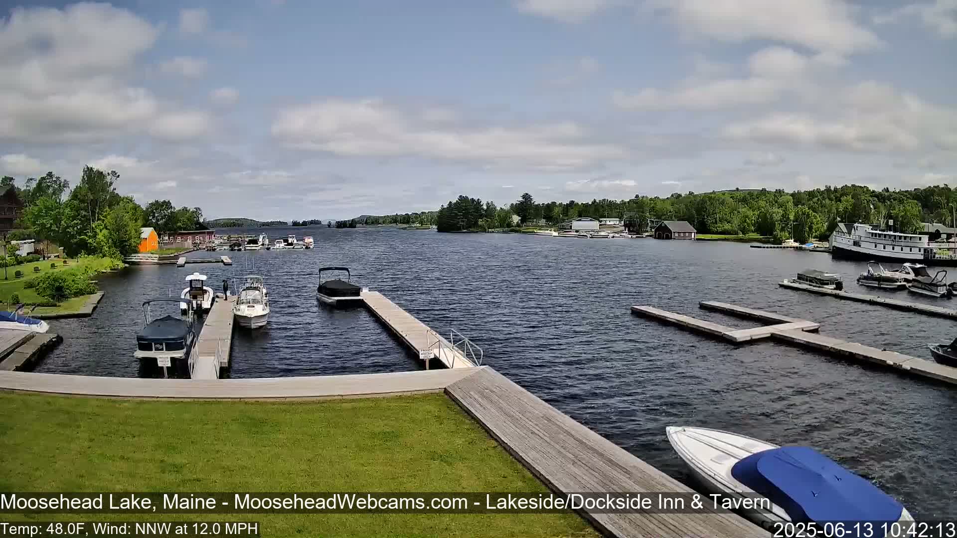 Moosehead Lake Live Cam - Maine, USA