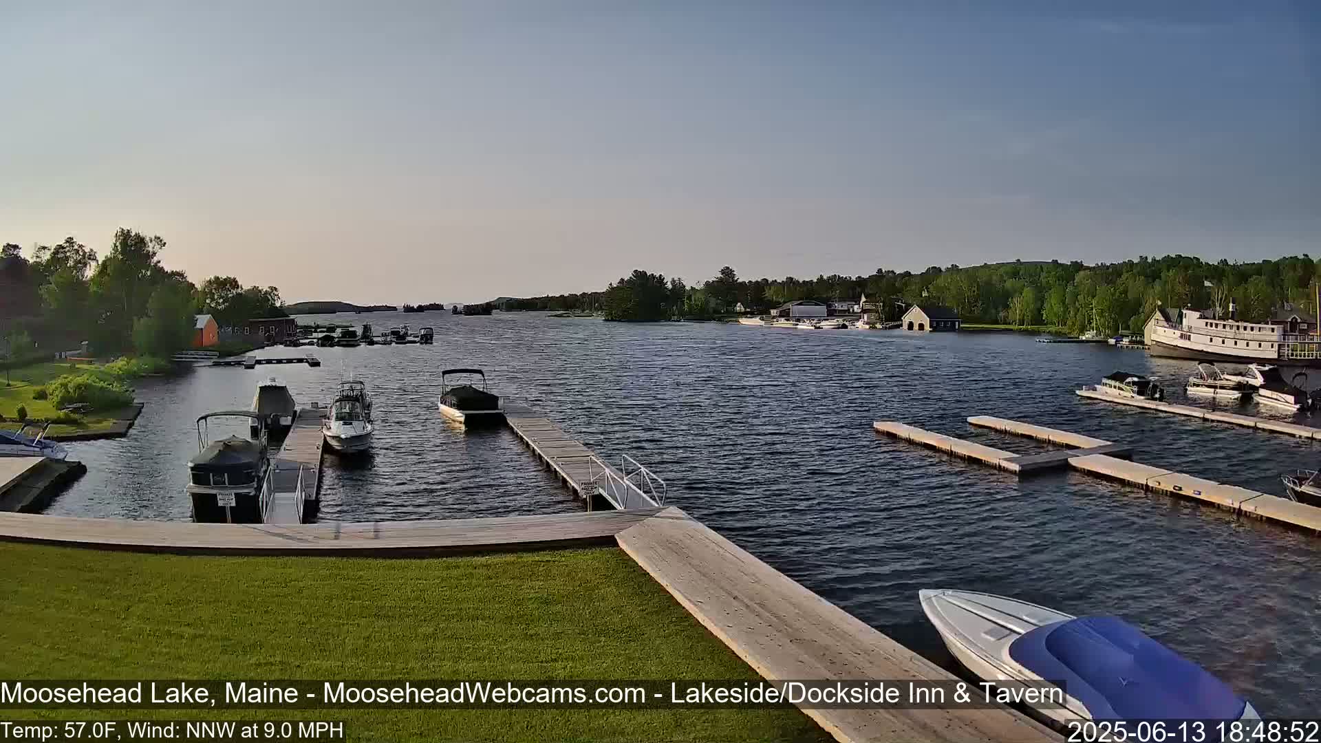 Moosehead Lake Live Cam - Maine, USA