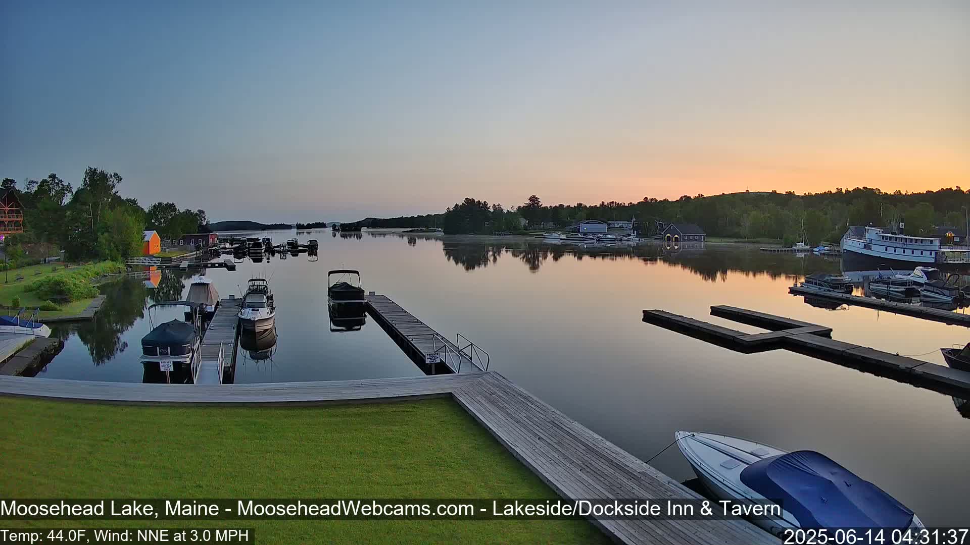 Moosehead Lake Live Cam - Maine, USA