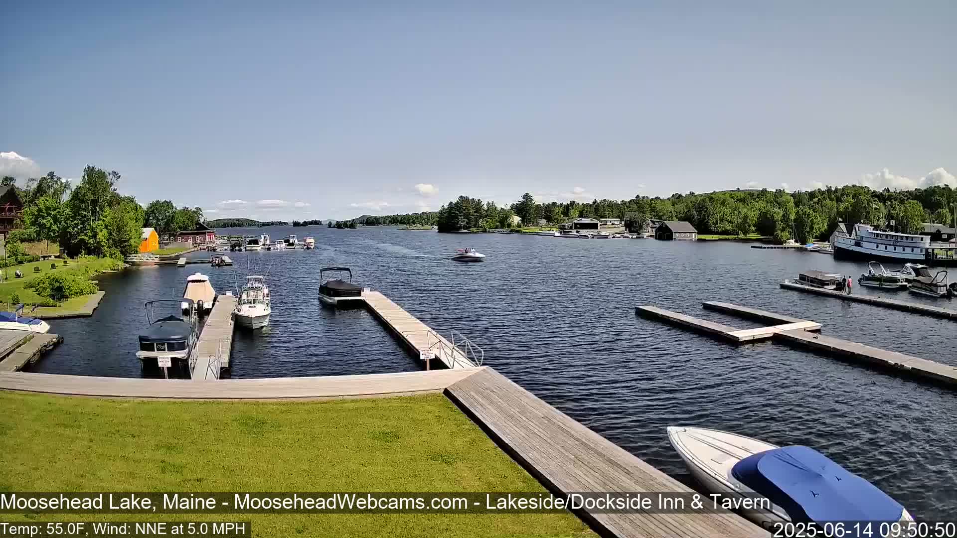 Moosehead Lake Live Cam - Maine, USA