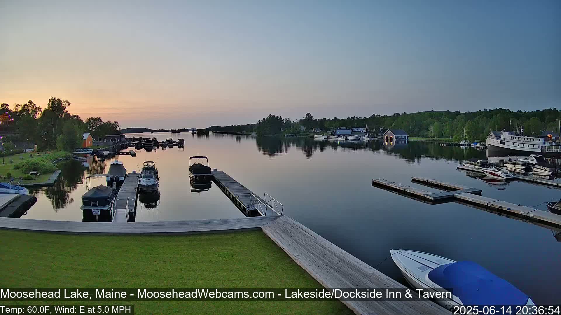 Moosehead Lake Live Cam - Maine, USA