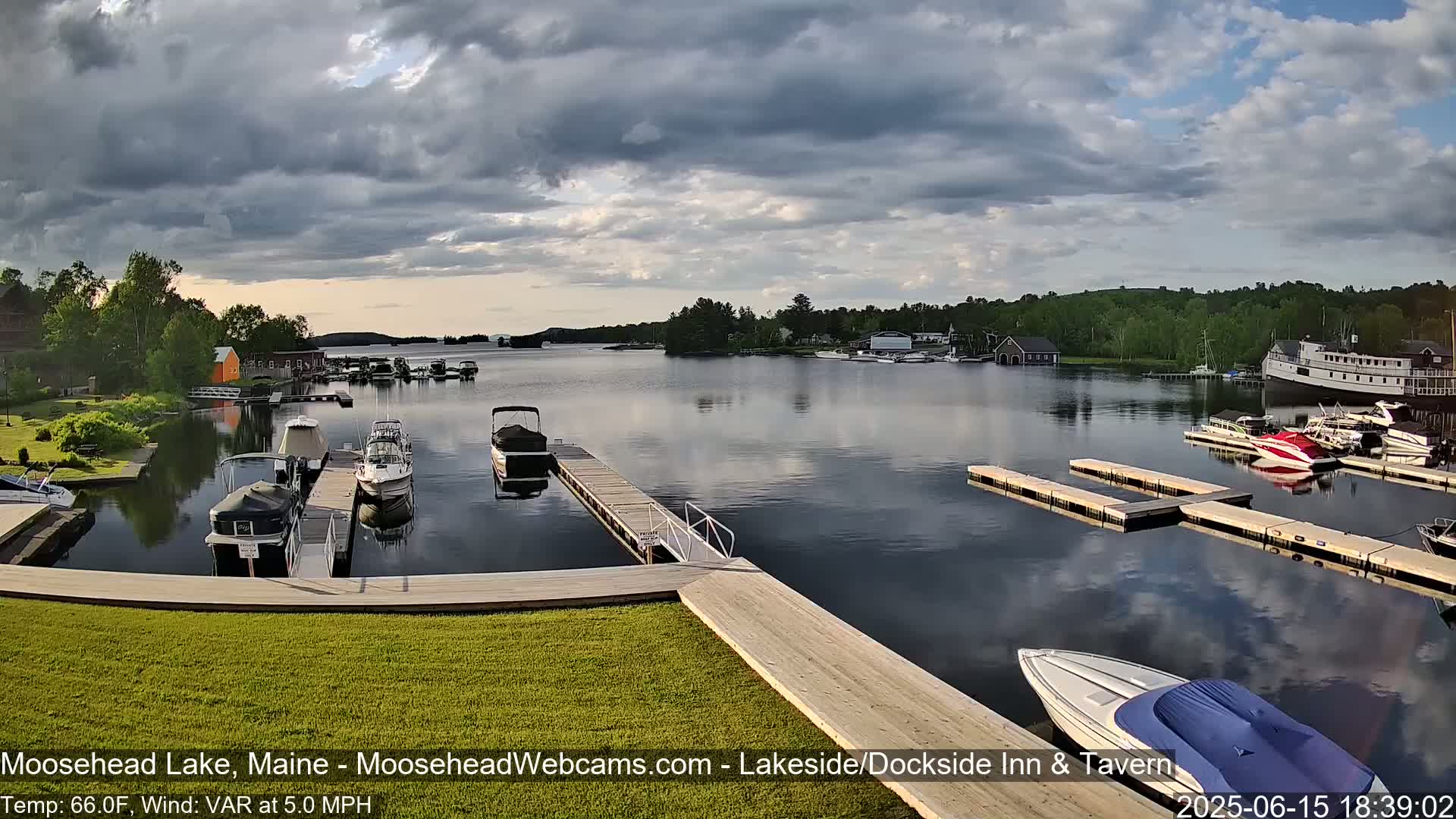 Moosehead Lake Live Cam - Maine, USA
