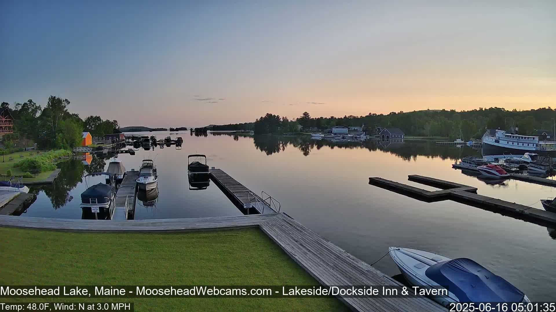Moosehead Lake Live Cam - Maine, USA