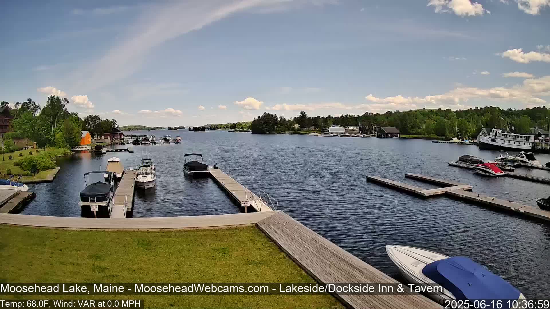 Moosehead Lake Live Cam - Maine, USA