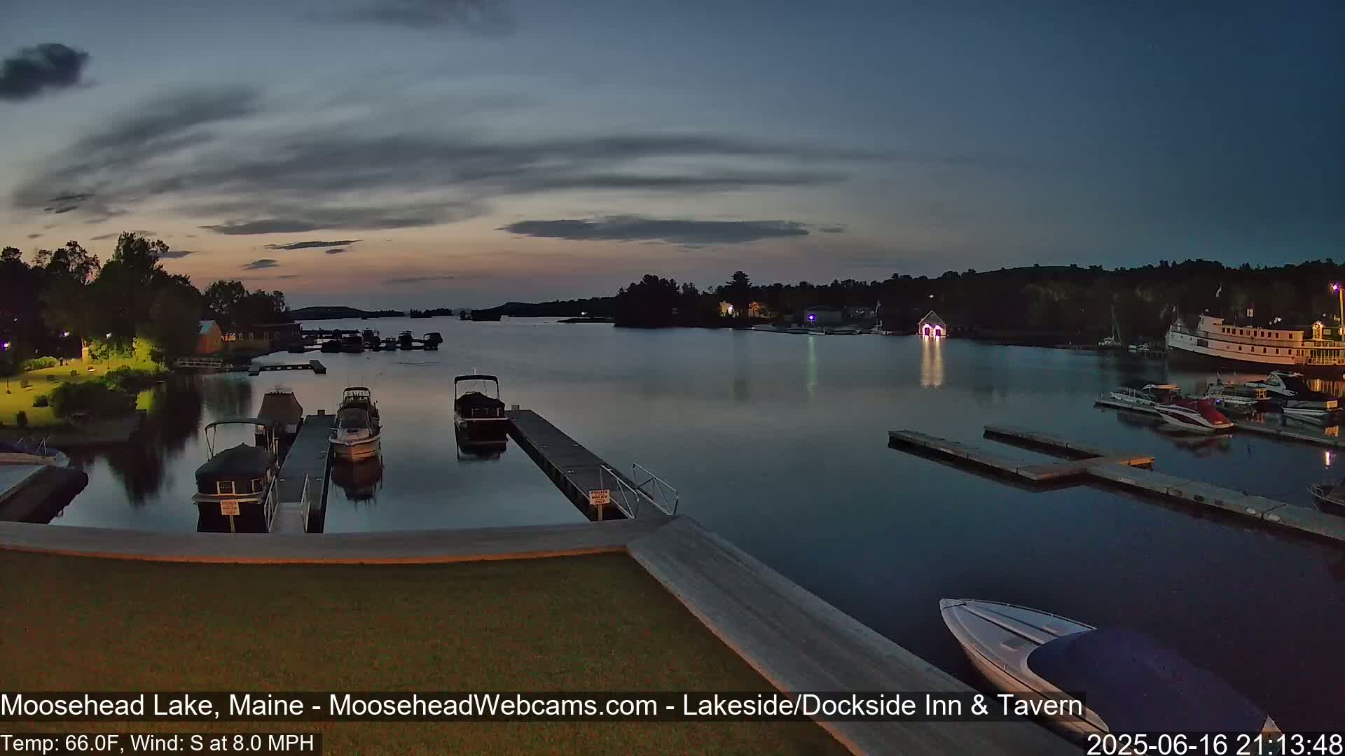 Moosehead Lake Live Cam - Maine, USA