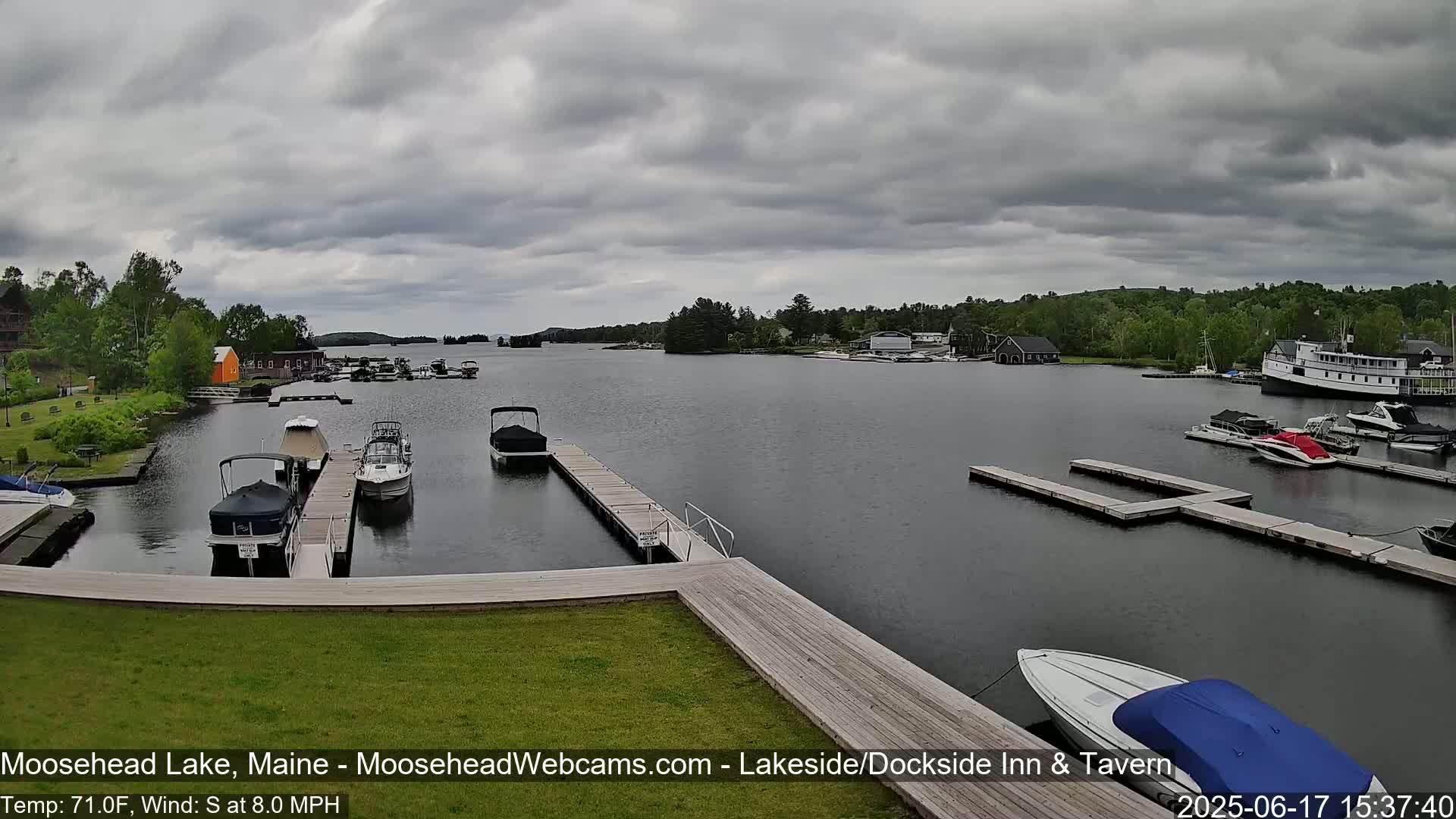 Moosehead Lake Live Cam - Maine, USA