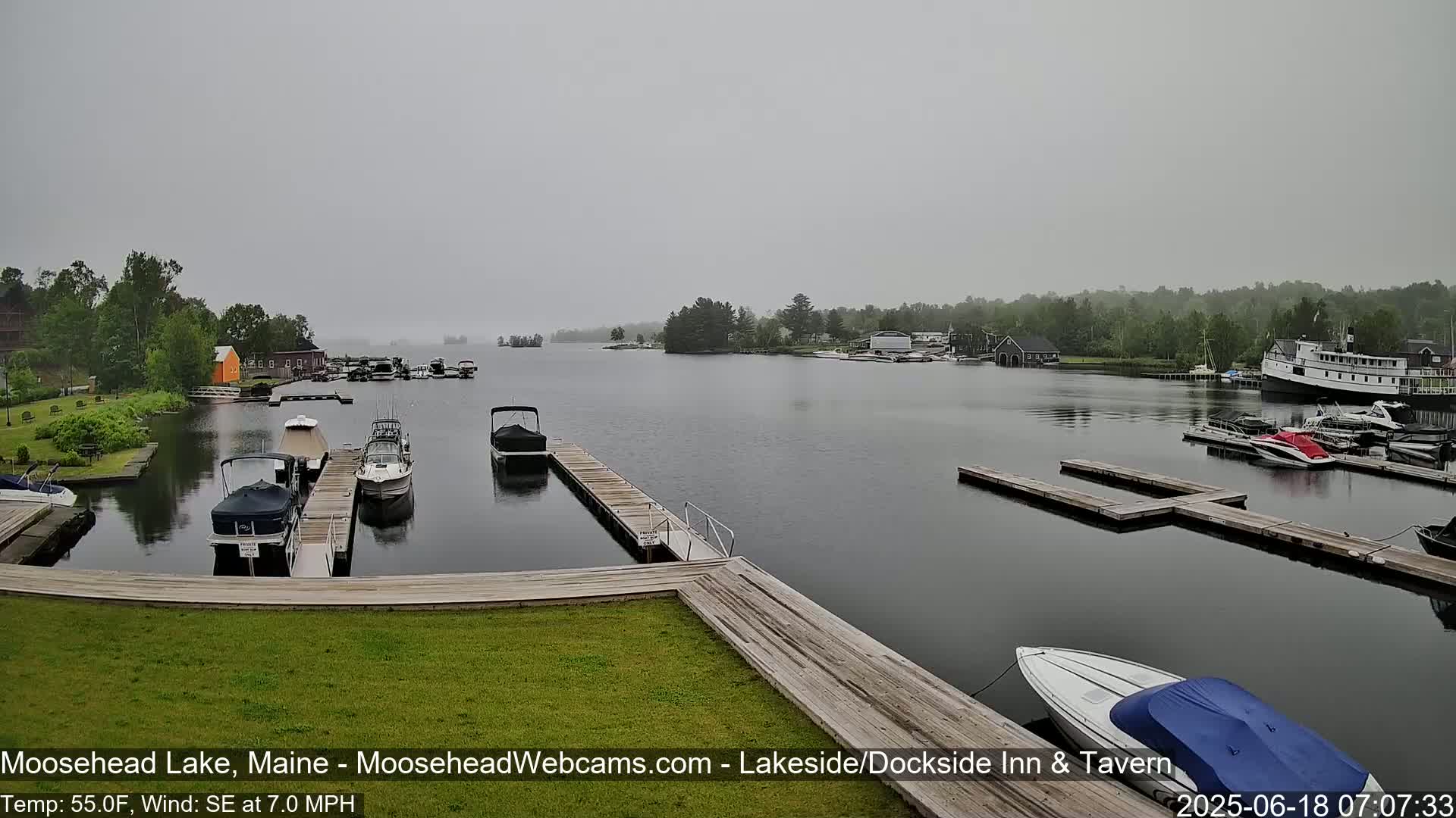 Moosehead Lake Live Cam - Maine, USA