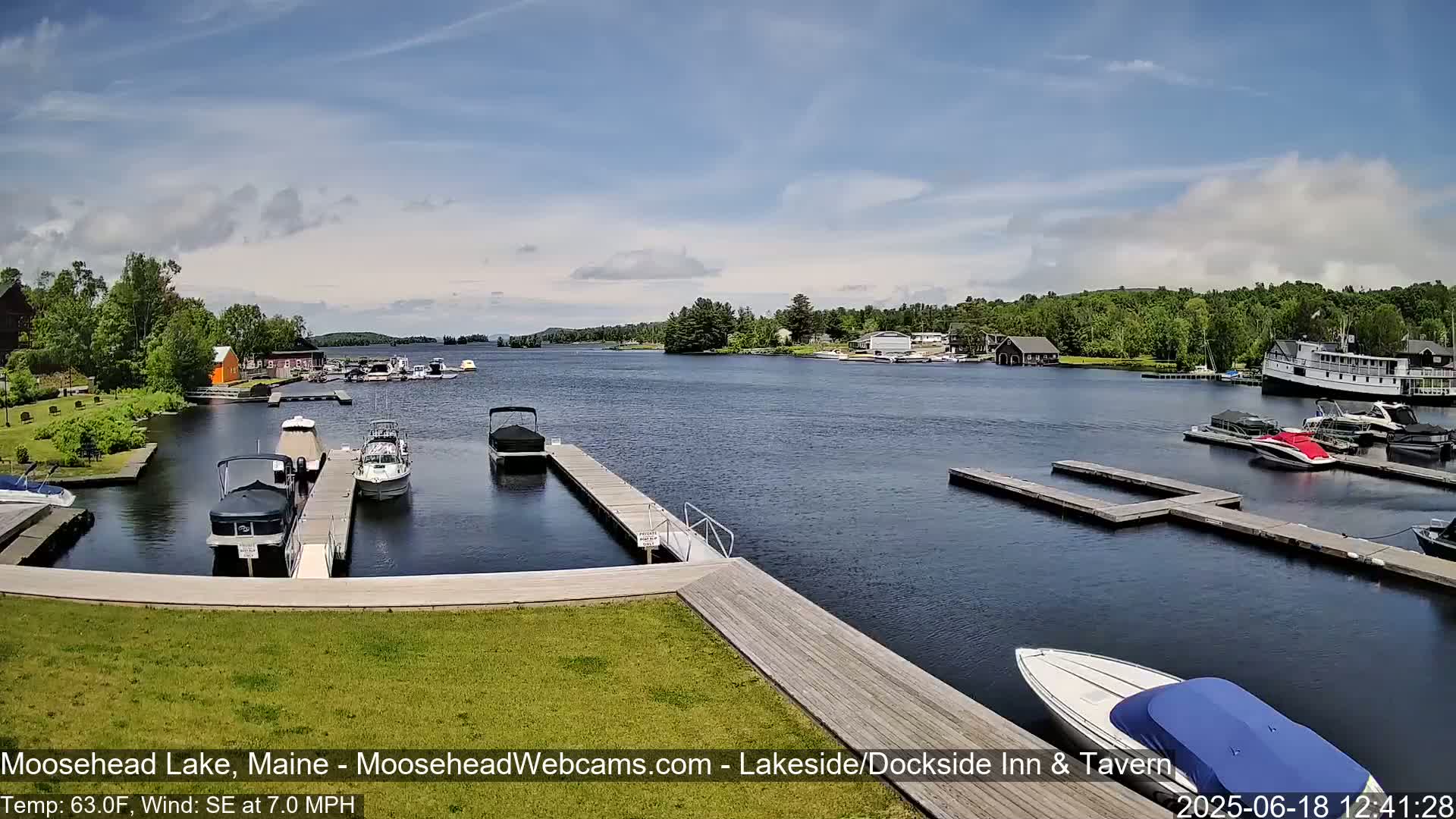 Moosehead Lake Live Cam - Maine, USA