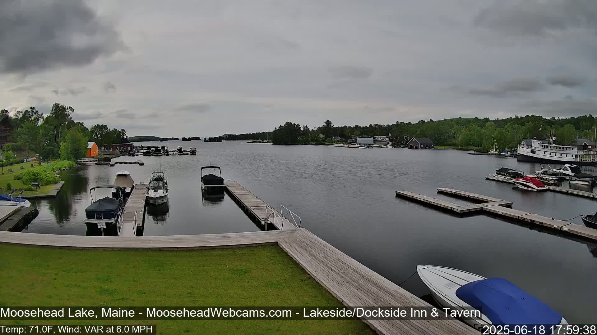 Moosehead Lake Live Cam - Maine, USA