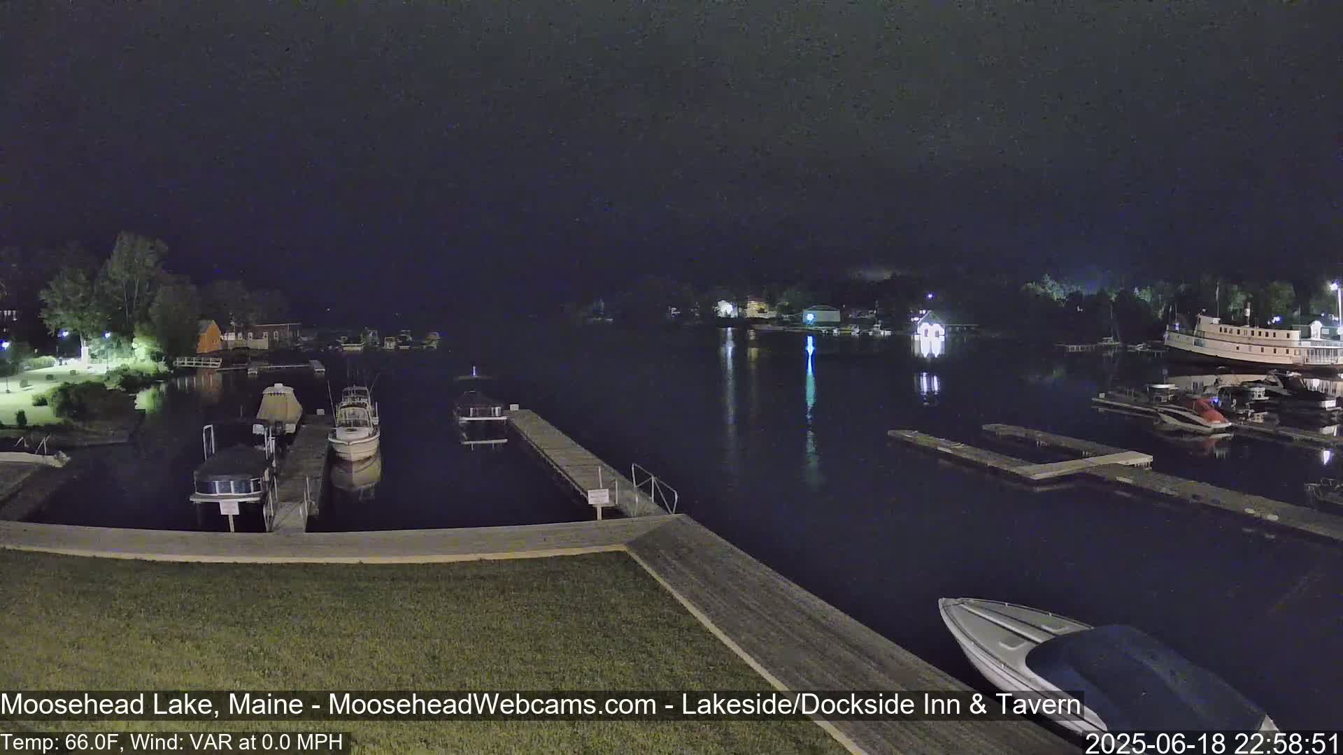 Moosehead Lake Live Cam - Maine, USA