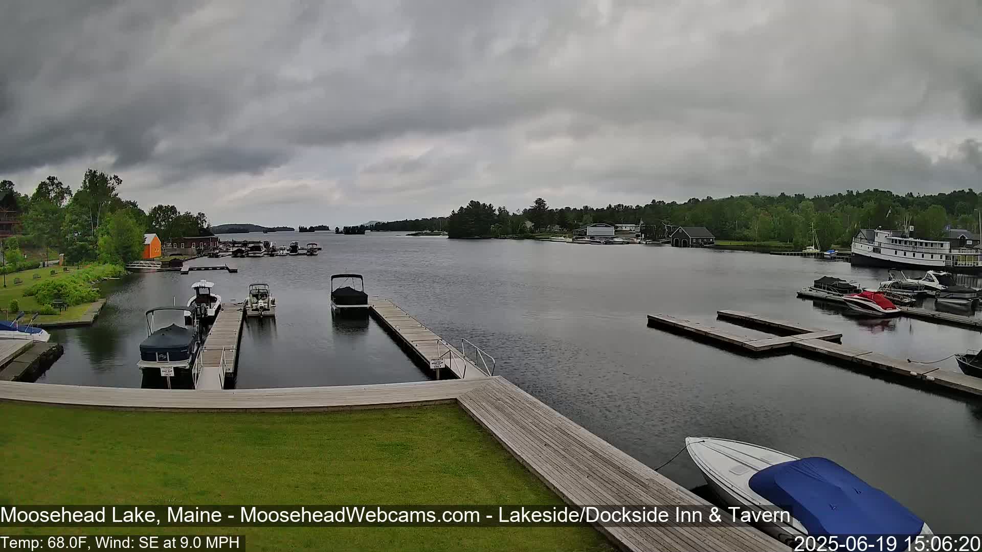 Moosehead Lake Live Cam - Maine, USA
