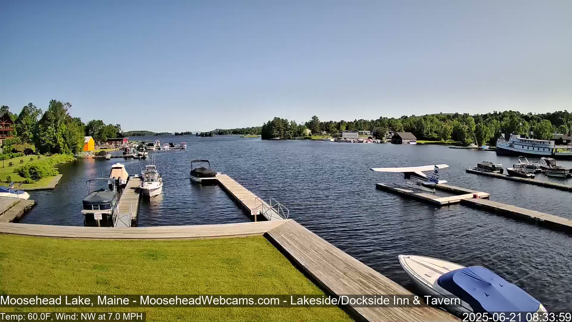 Moosehead Lake Live Cam - Maine, USA