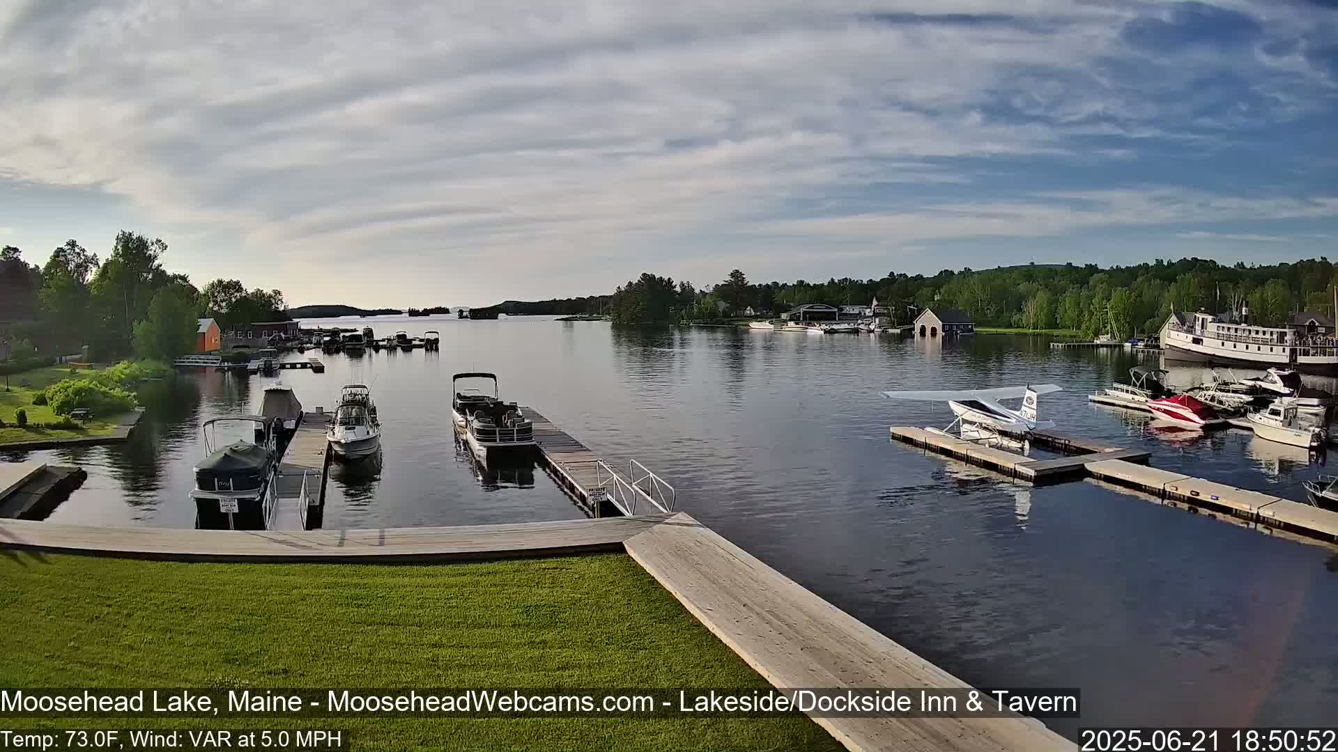 Moosehead Lake Live Cam - Maine, USA