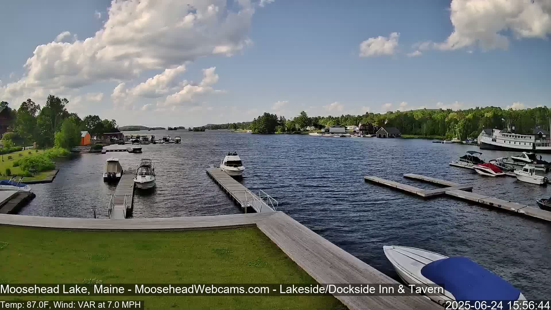 Moosehead Lake Live Cam - Maine, USA