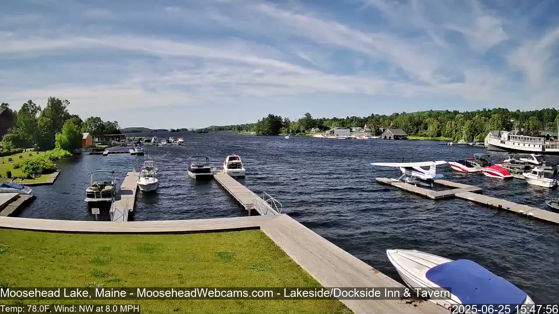 Moosehead Lake Live Cam - Maine, USA