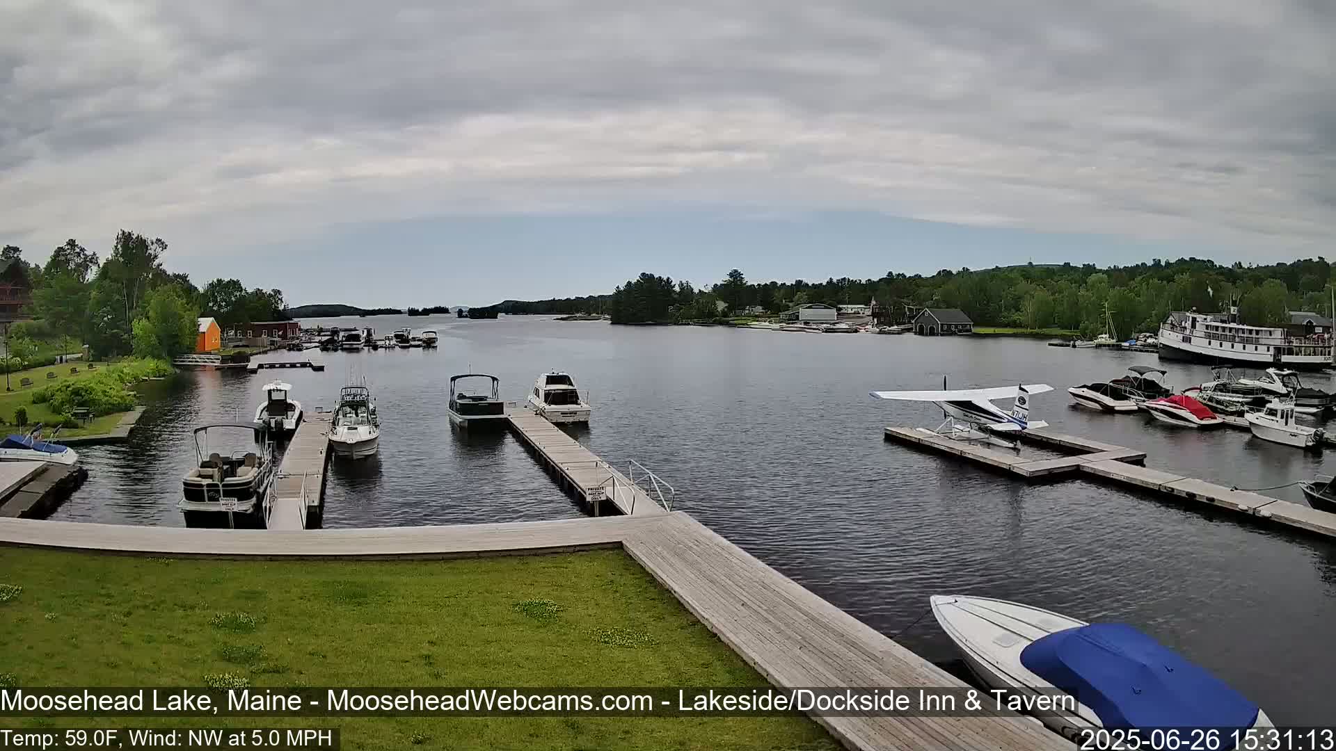 Moosehead Lake Live Cam - Maine, USA