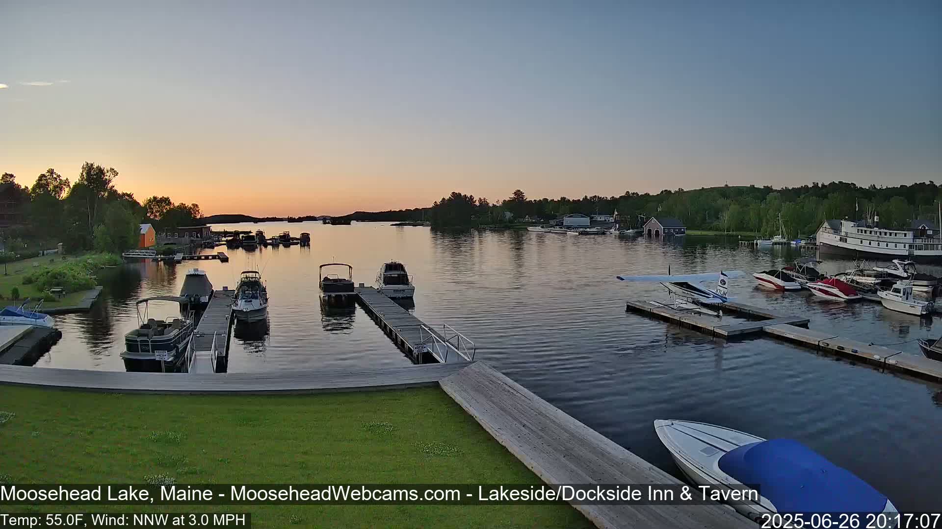 Moosehead Lake Live Cam - Maine, USA
