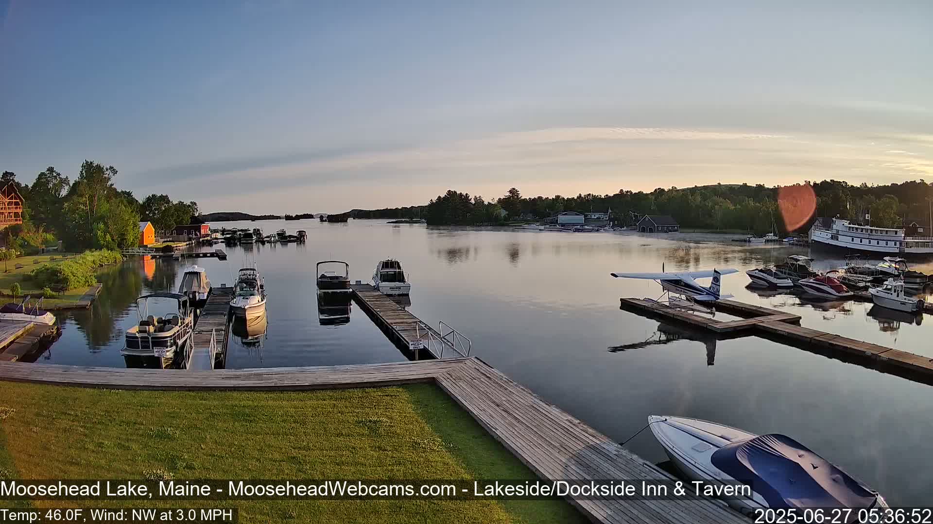 Moosehead Lake Live Cam - Maine, USA