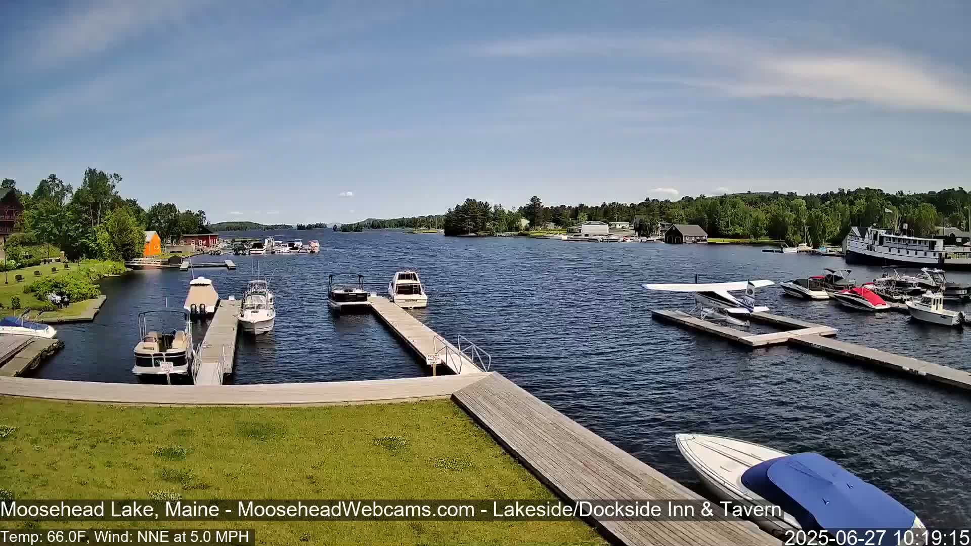 Moosehead Lake Live Cam - Maine, USA