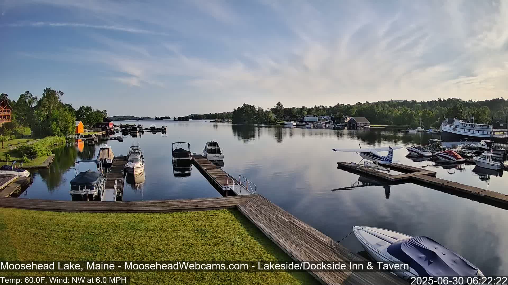 Moosehead Lake Live Cam - Maine, USA