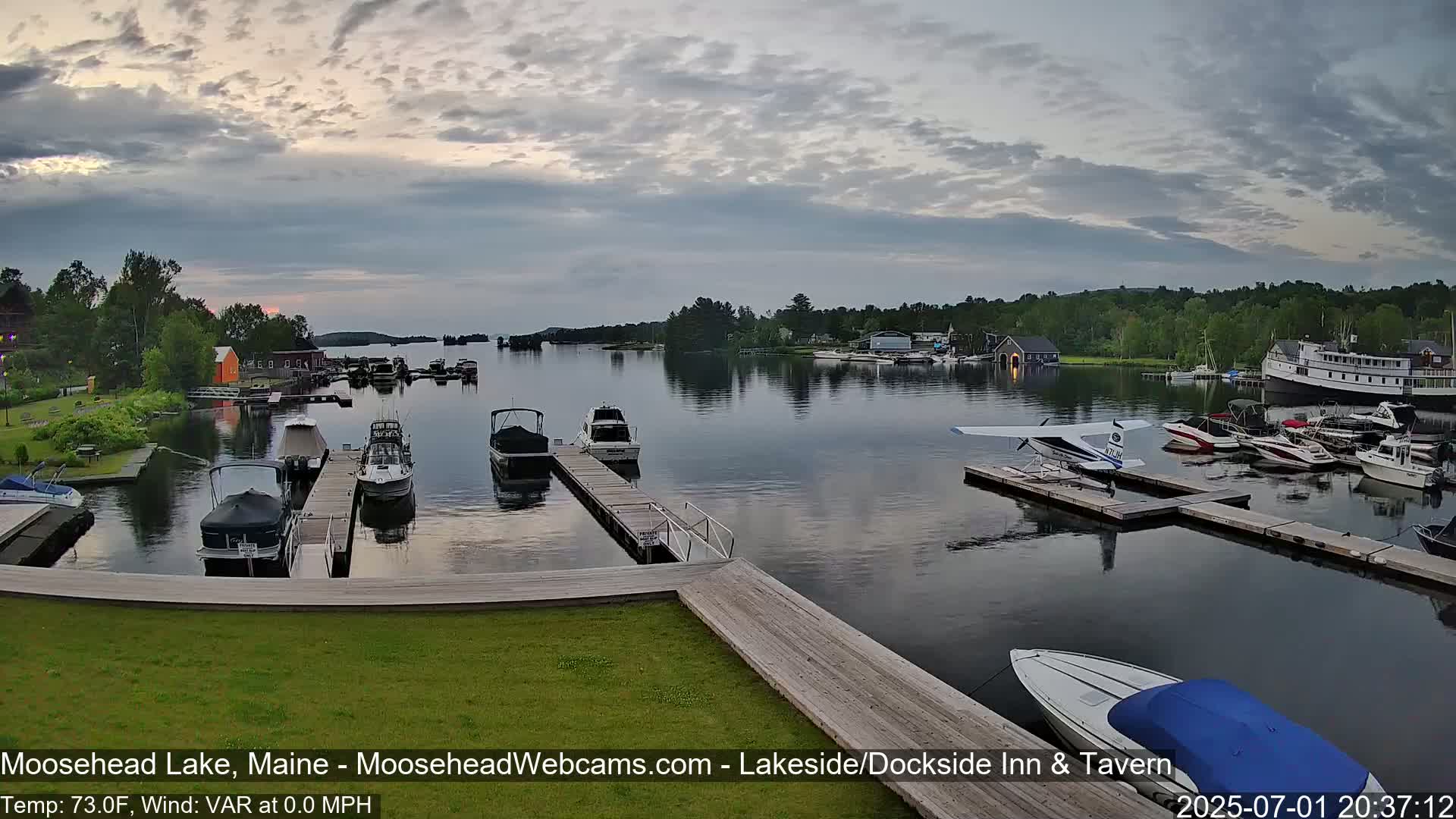 Moosehead Lake Live Cam - Maine, USA