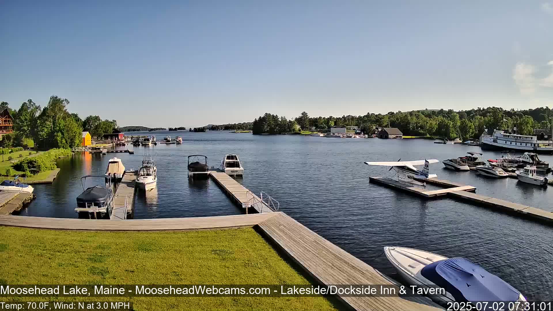 Moosehead Lake Live Cam - Maine, USA
