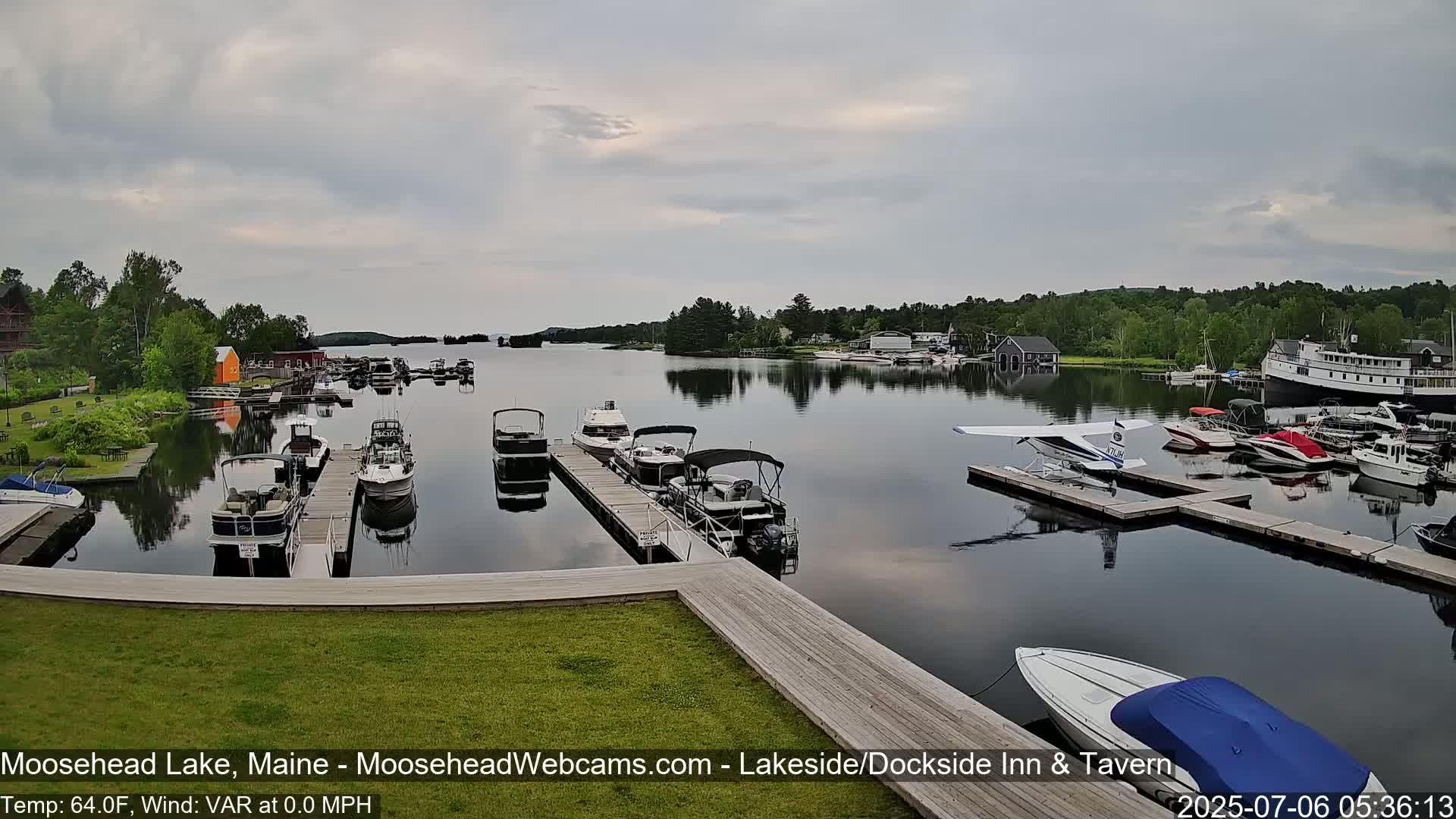 Moosehead Lake Live Cam - Maine, USA