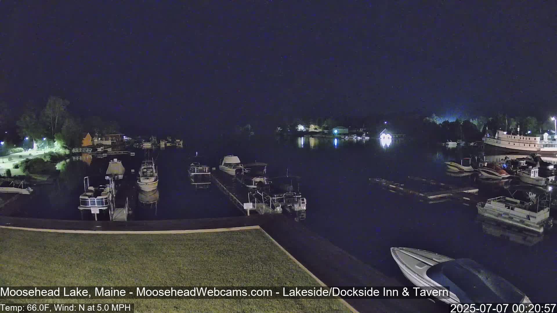 Moosehead Lake Live Cam - Maine, USA
