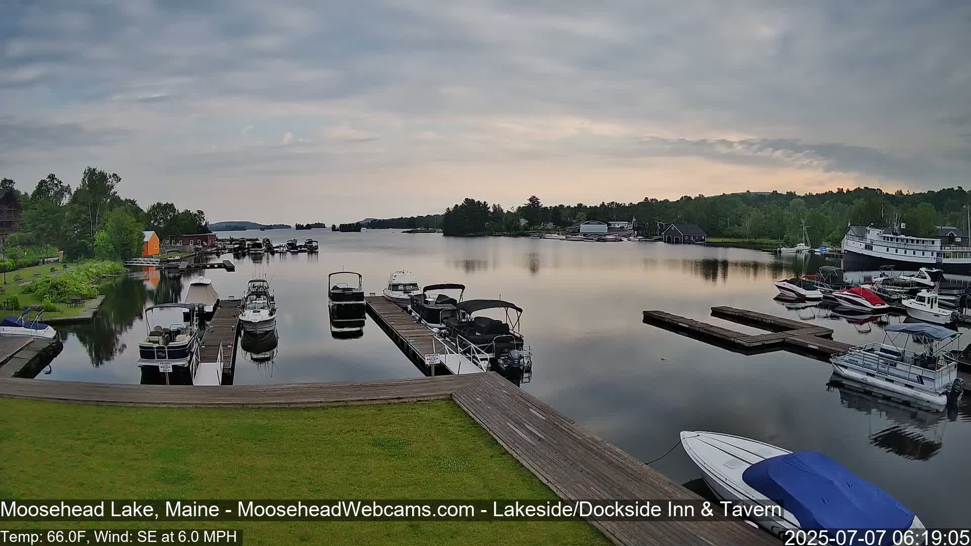 Moosehead Lake Live Cam - Maine, USA