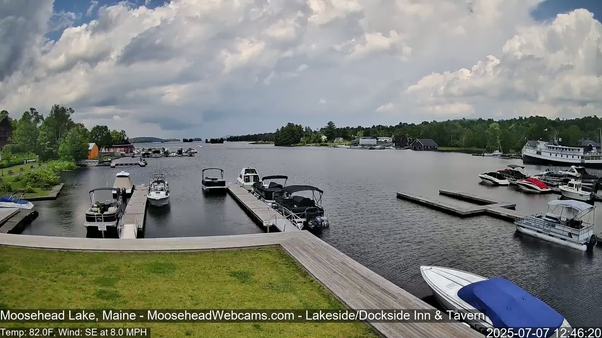 Moosehead Lake Live Cam - Maine, USA