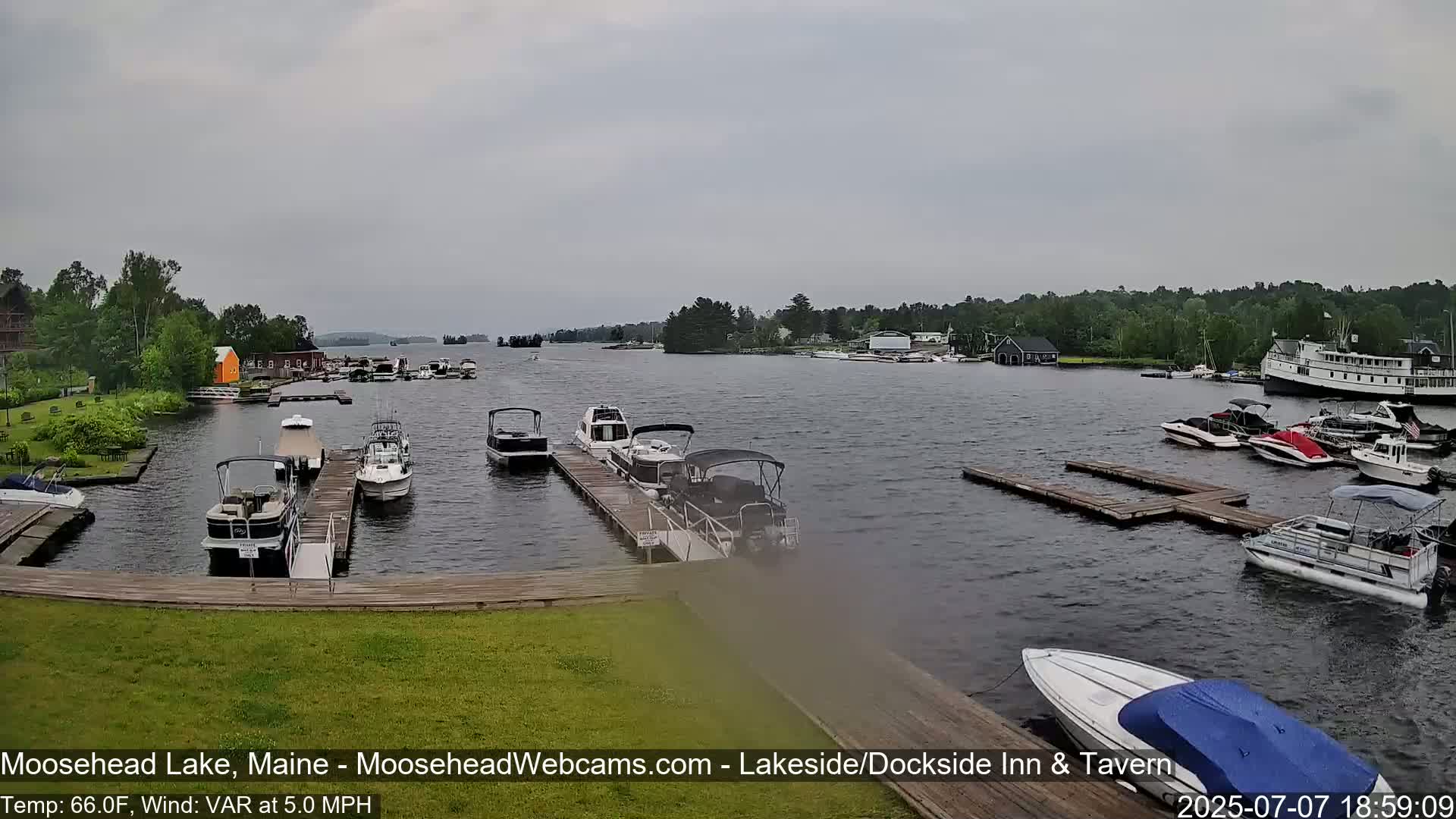 Moosehead Lake Live Cam - Maine, USA