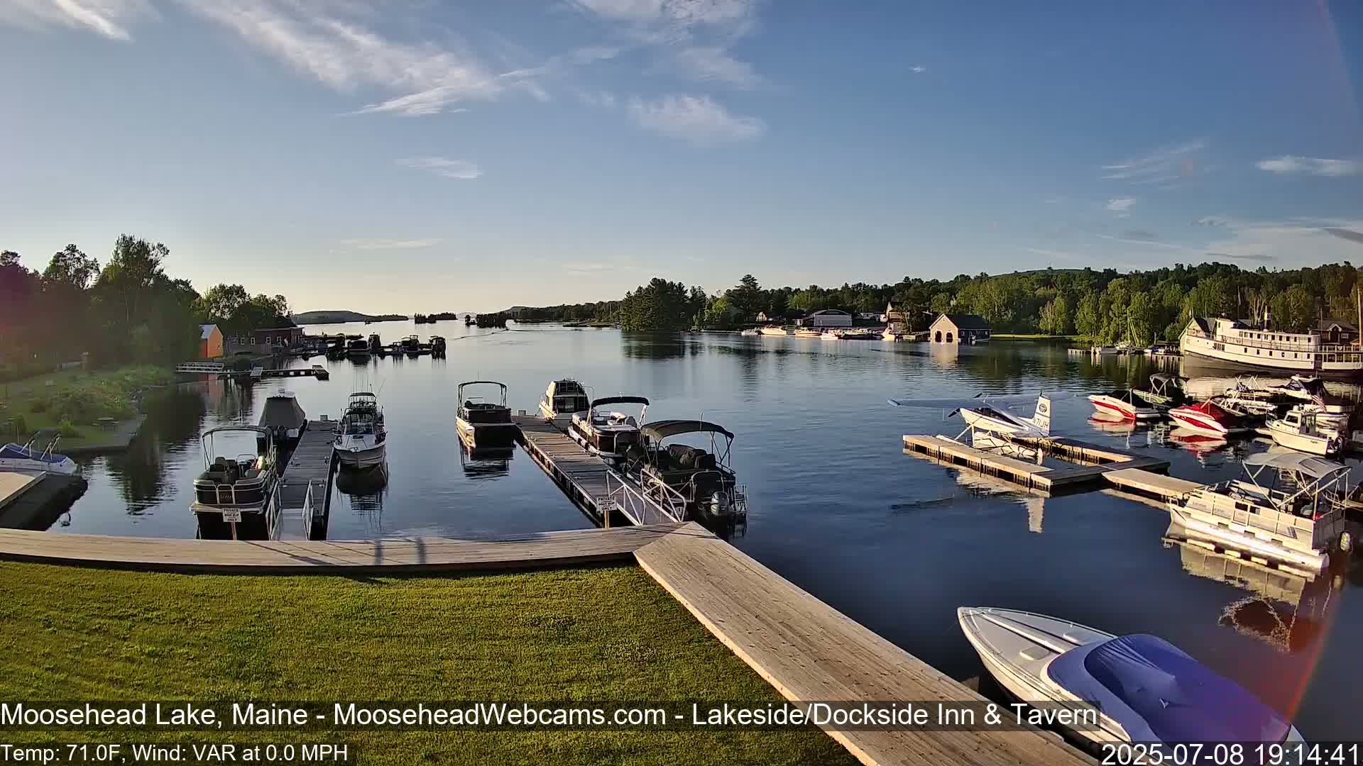 Moosehead Lake Live Cam - Maine, USA