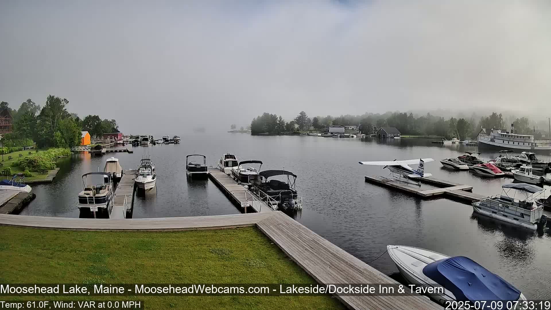 Moosehead Lake Live Cam - Maine, USA