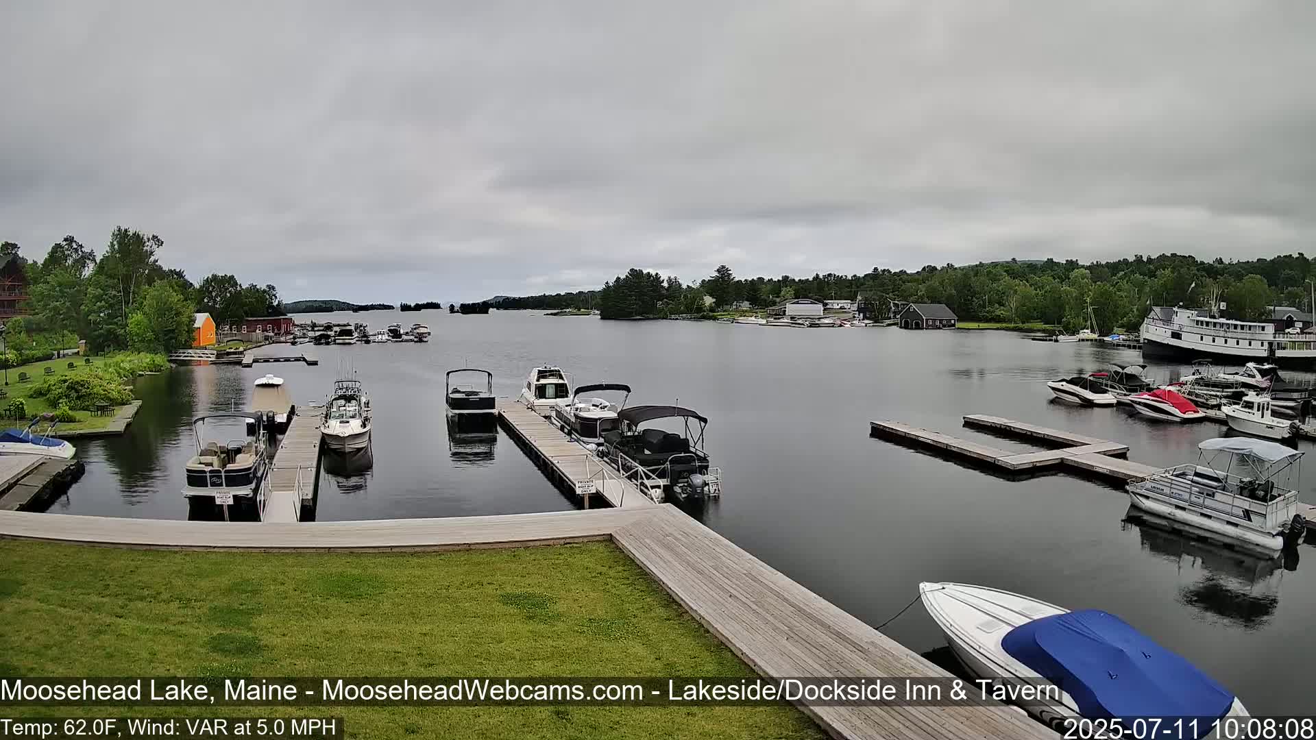 Moosehead Lake Live Cam - Maine, USA