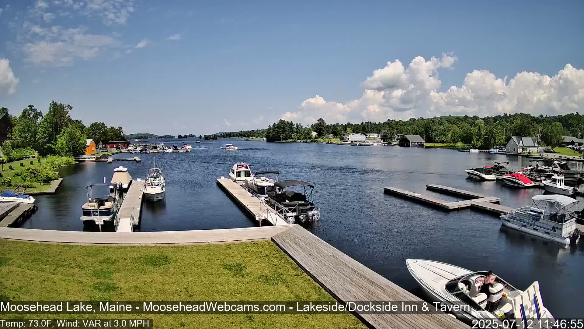 Moosehead Lake Live Cam - Maine, USA