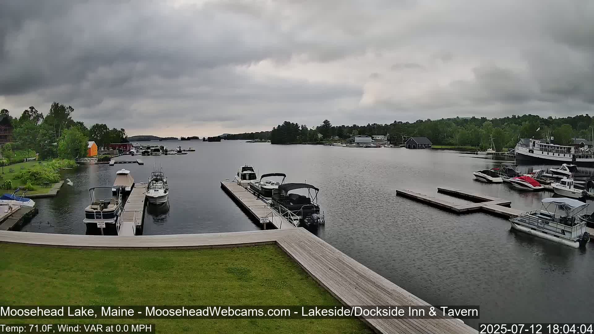 Moosehead Lake Live Cam - Maine, USA