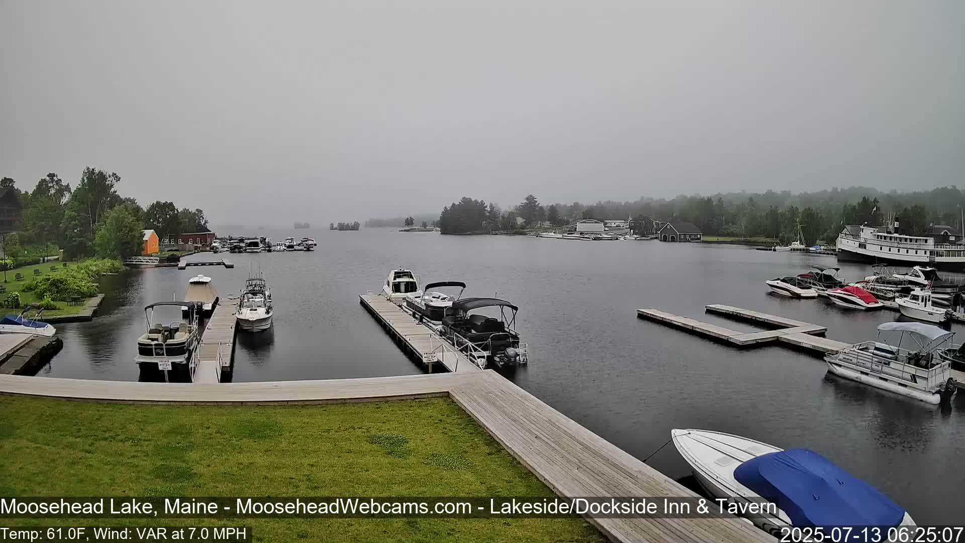 Moosehead Lake Live Cam - Maine, USA