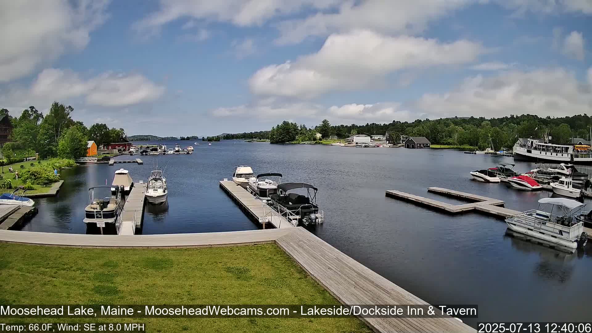 Moosehead Lake Live Cam - Maine, USA