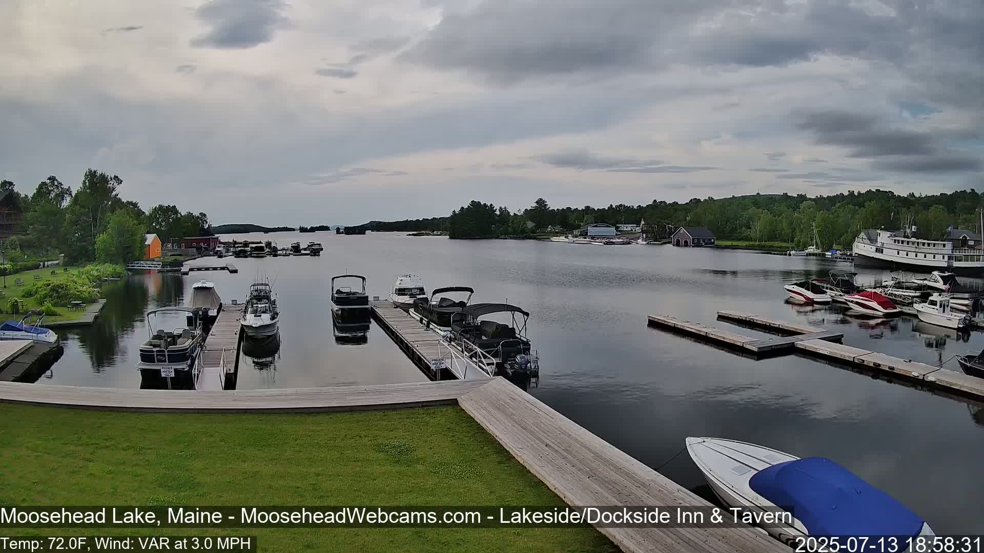 Moosehead Lake Live Cam - Maine, USA