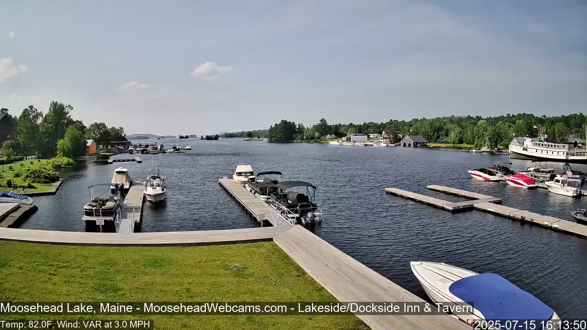 Moosehead Lake Live Cam - Maine, USA