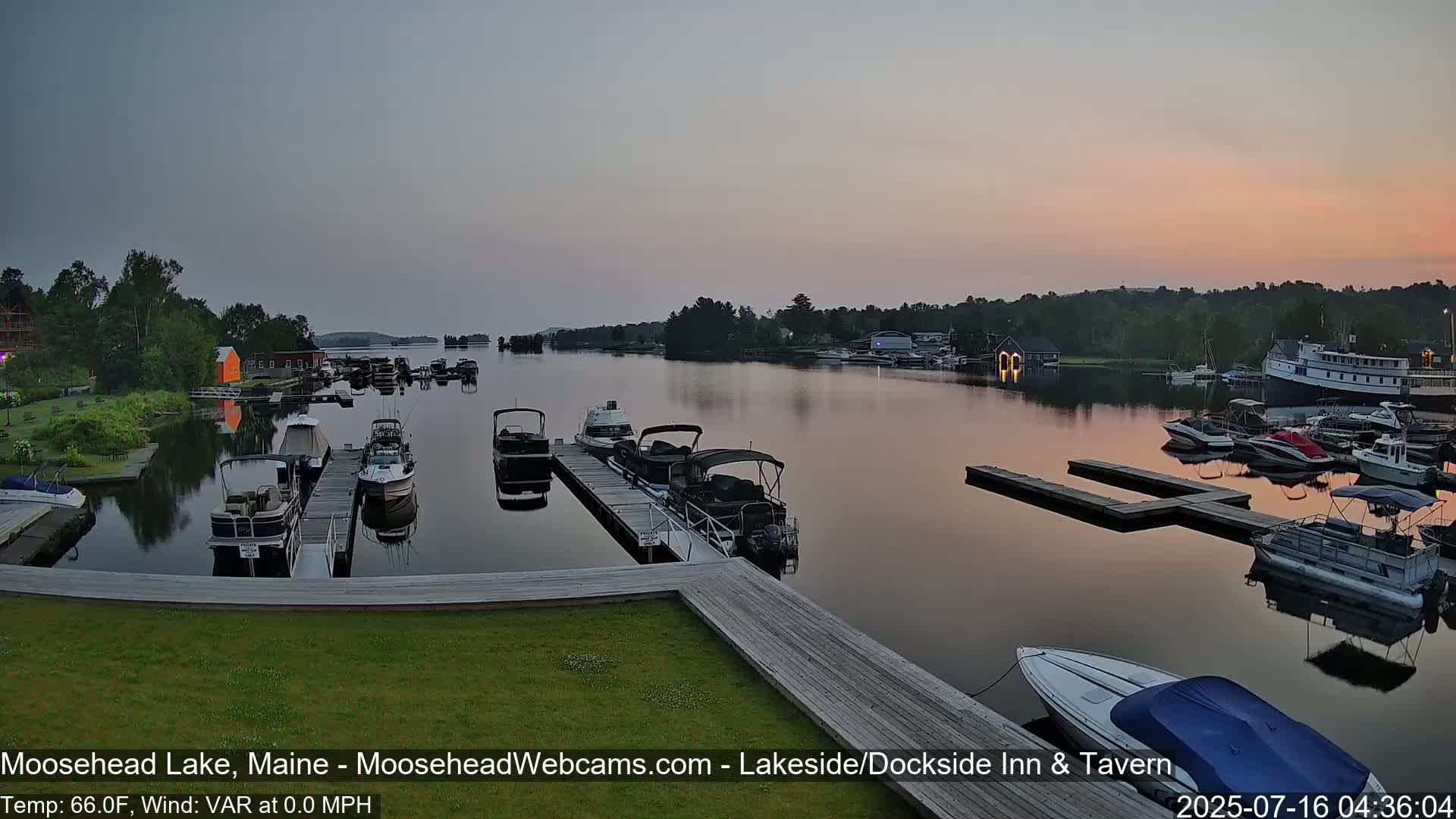 Moosehead Lake Live Cam - Maine, USA