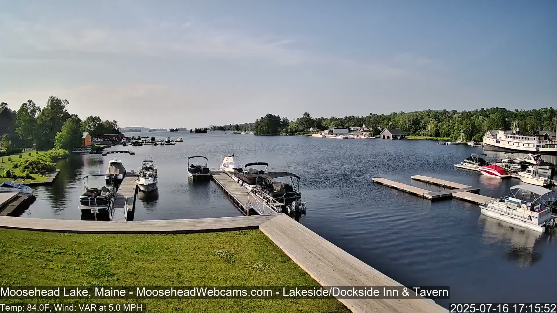 Moosehead Lake Live Cam - Maine, USA