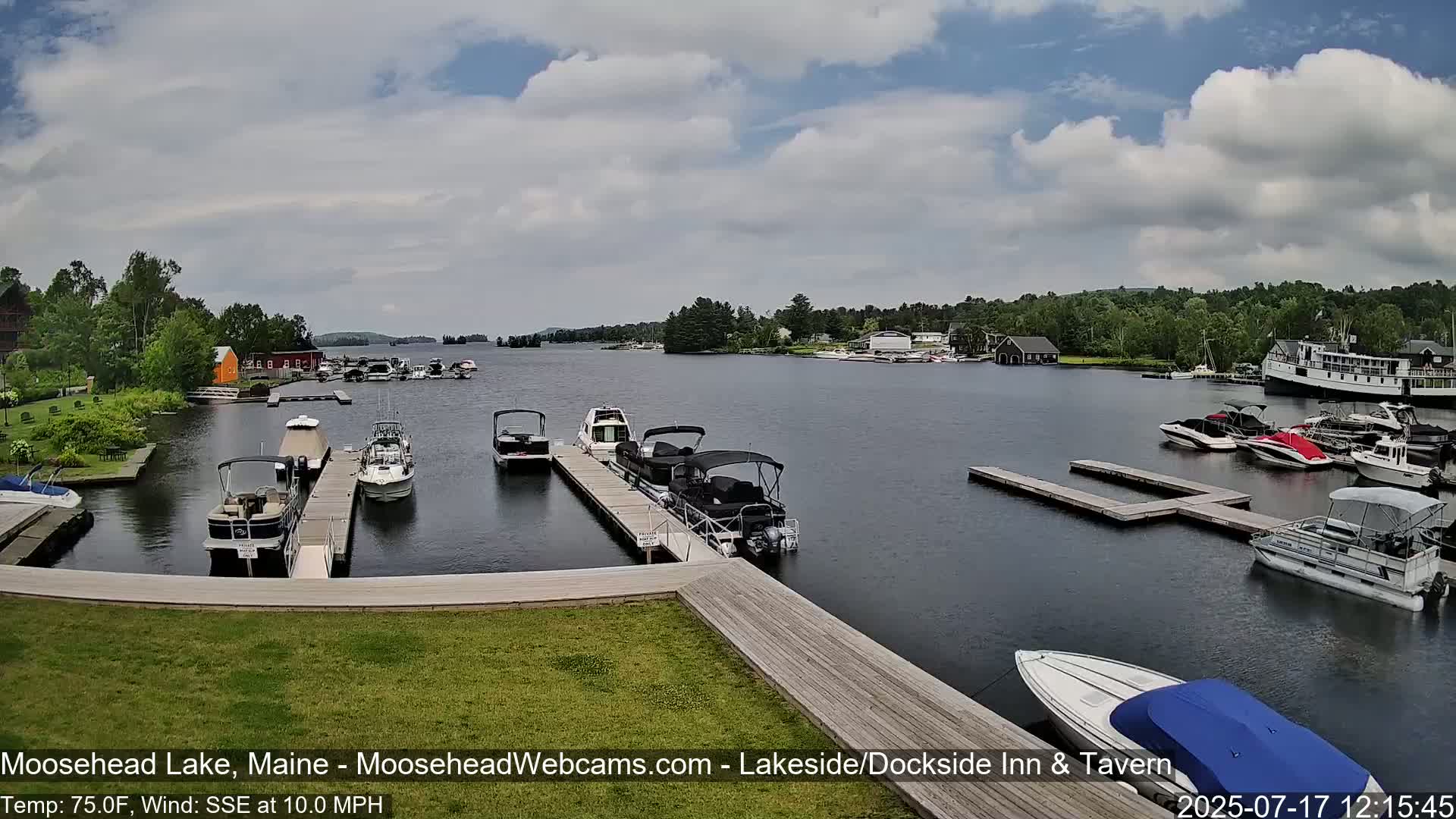 Moosehead Lake Live Cam - Maine, USA