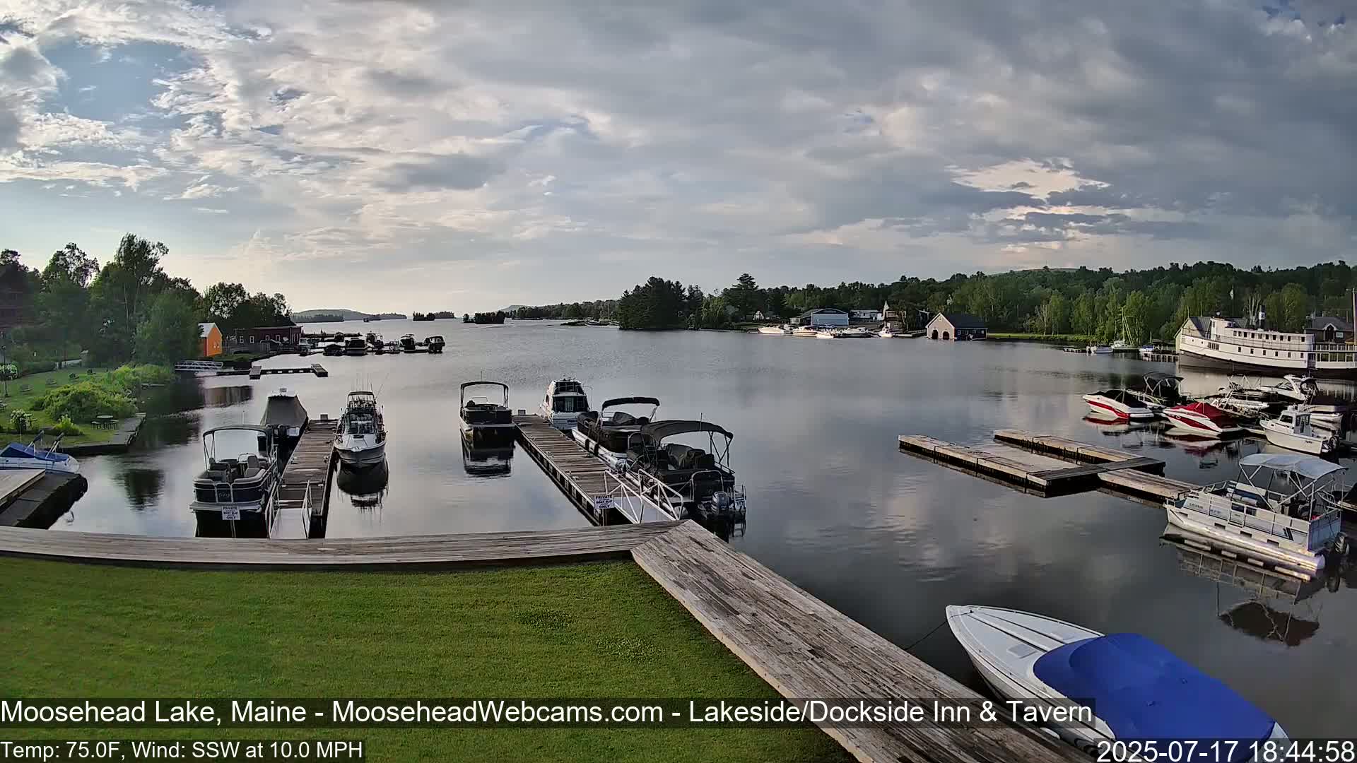 Moosehead Lake Live Cam - Maine, USA