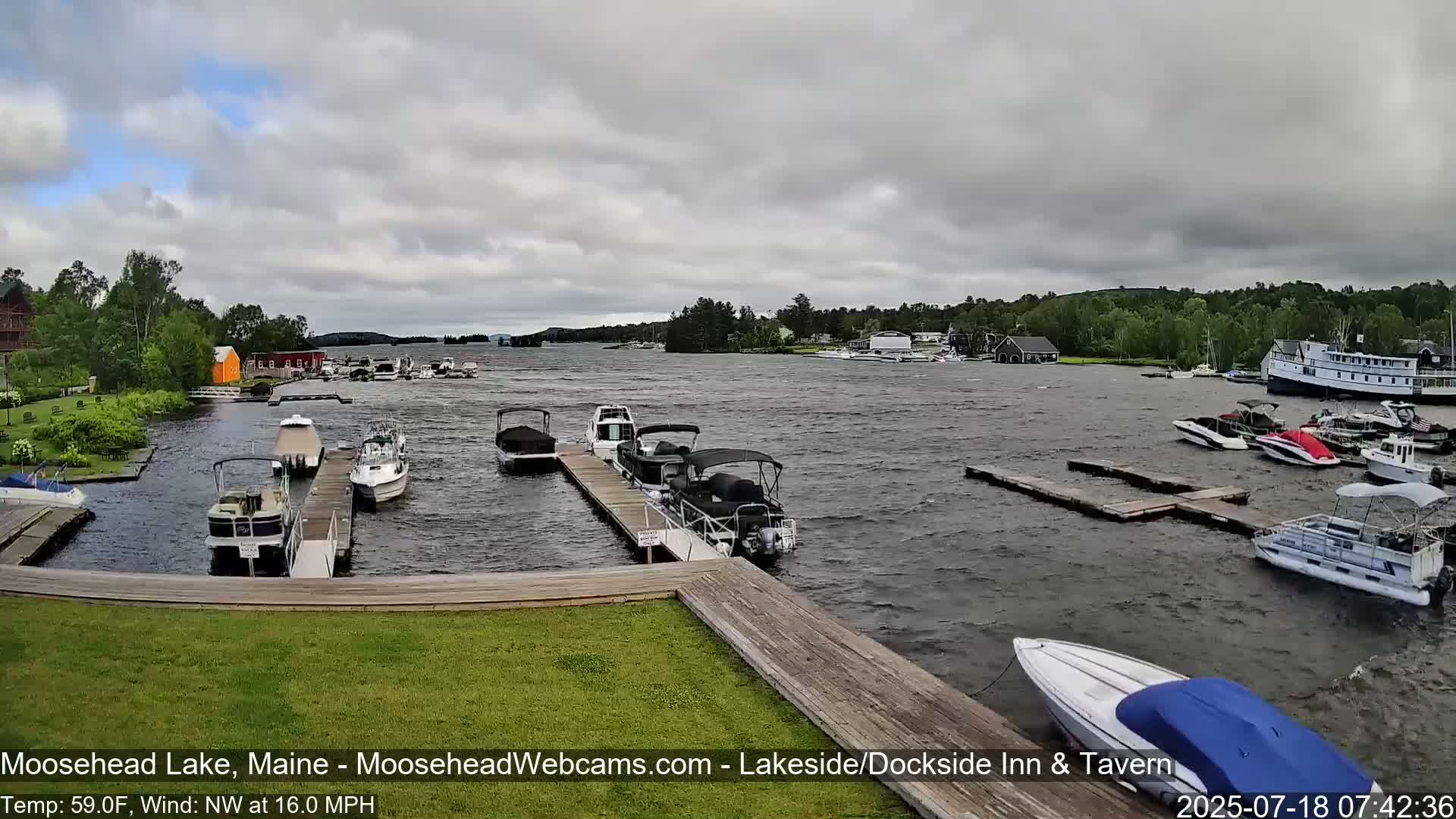 Moosehead Lake Live Cam - Maine, USA