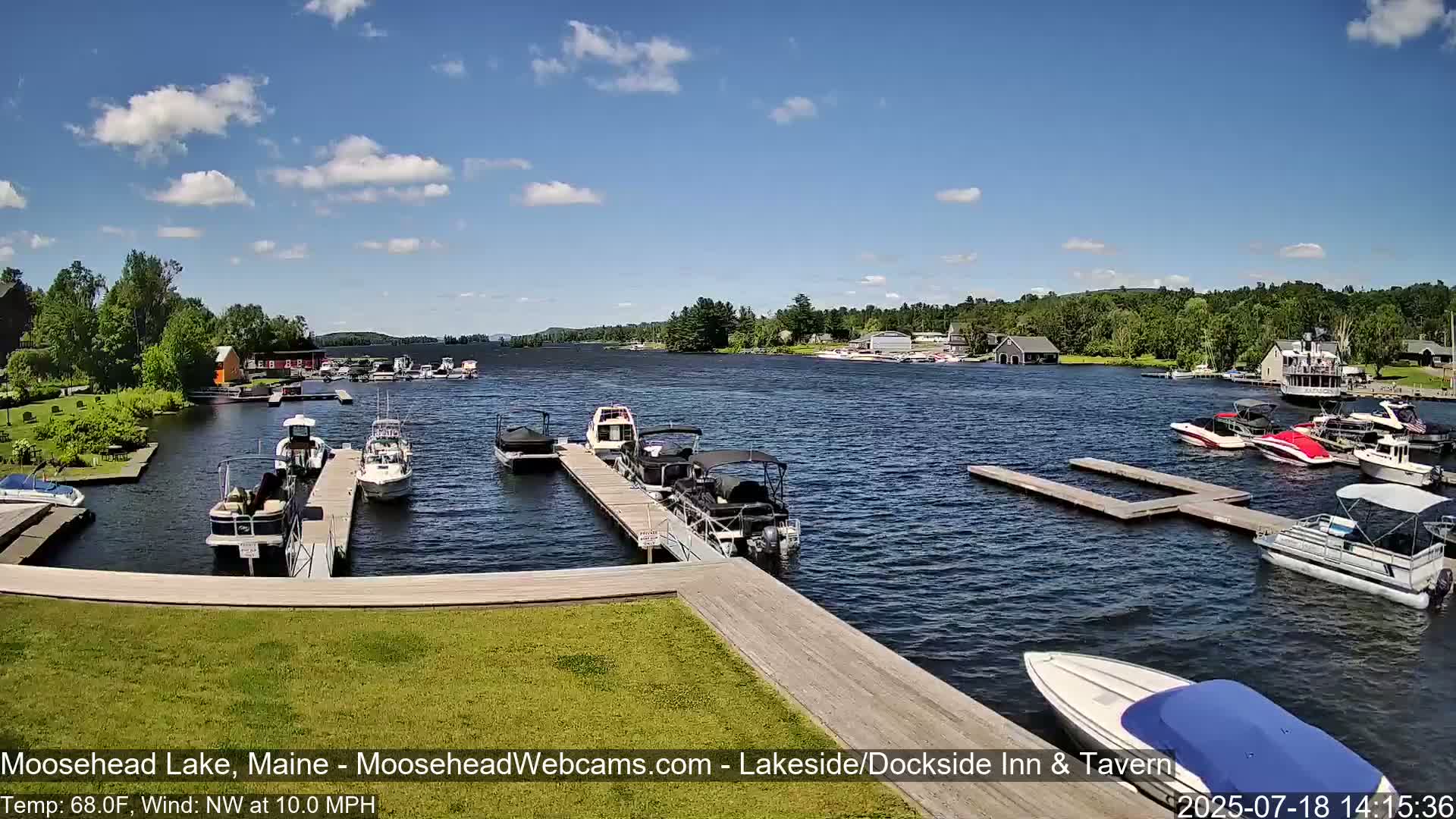 Moosehead Lake Live Cam - Maine, USA