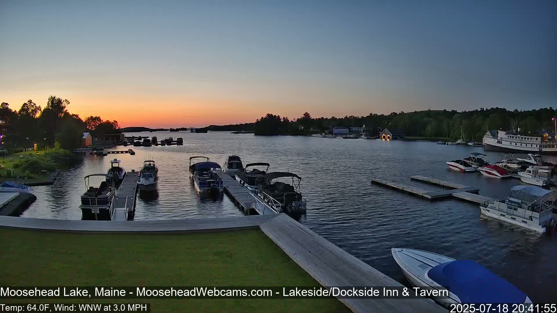 Moosehead Lake Live Cam - Maine, USA